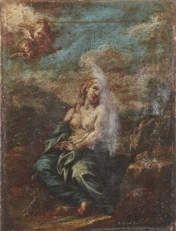 ARTISTA DEL XVIII SECOLO  - Maddalena penitente.
