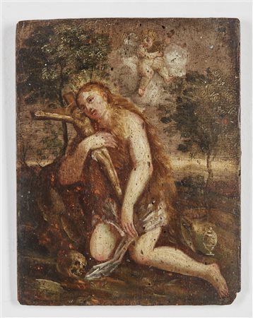 ARTISTA DEL XVIII SECOLO  - Maddalena penitente.