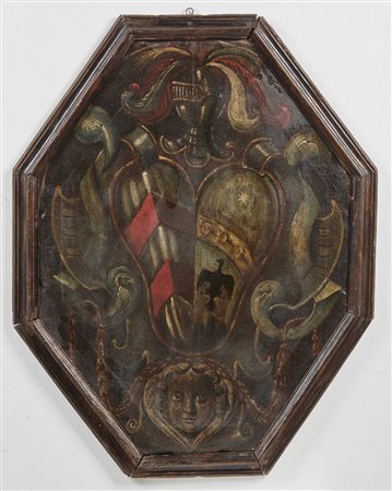ARTISTA DEL XVIII SECOLO  - Blasone nobiliare.