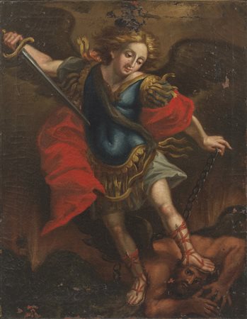 ARTISTA DEL XVII SECOLO  - San Michele Arcangelo.