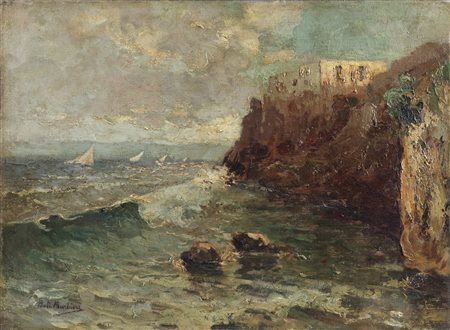 BARBIERI GIOVANNI BATTISTA (1858 - 1926) - Marina ligure. .