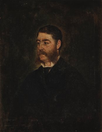ARTISTA DEL XIX SECOLO  - Ritratto d'uomo con barba.
