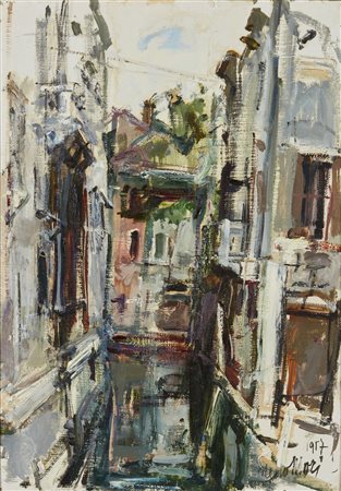 MORI NENO (1899 - 1968) - Canale veneziano.