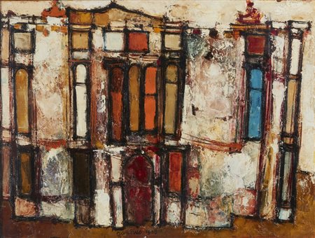 GAMBINO GIUSEPPE (1928 - 1997) - Palazzo sul Canal Grande.