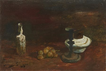 VARAGNOLO  MARIO  (1901 - 1971) - Natura morta. .