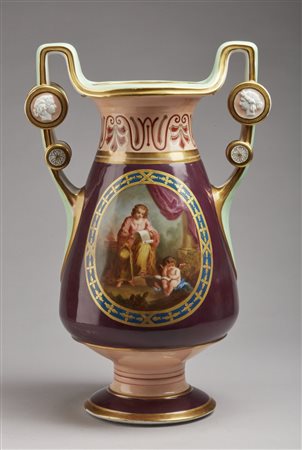 MANIFATTURA DEL XIX SECOLO  - Grande vaso.