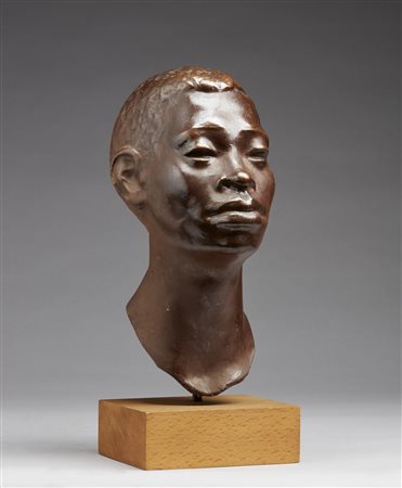 ARTISTA DEL XIX-XX SECOLO  - Testa d'uomo.