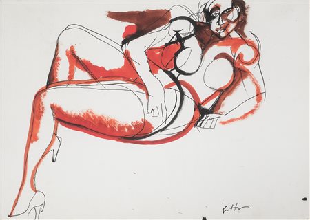 RENATO GUTTUSO, Nudo di donna, 1965