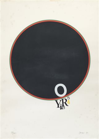 EUGENIO CARMI, Senza titolo, 1966