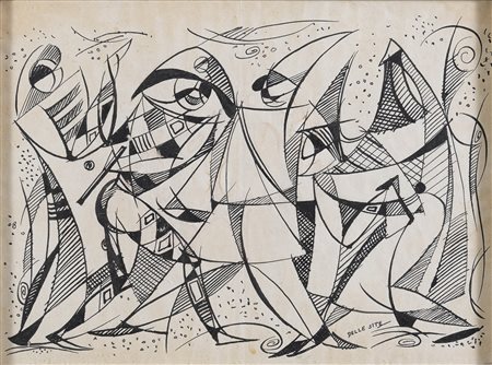 MINO DELLE SITE, Figure, 1950 circa