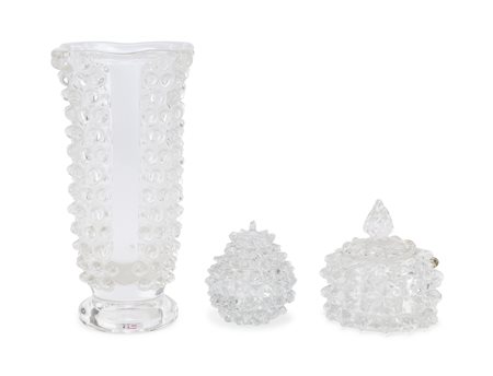 TRE VASI IN VETRO, ANNI '50