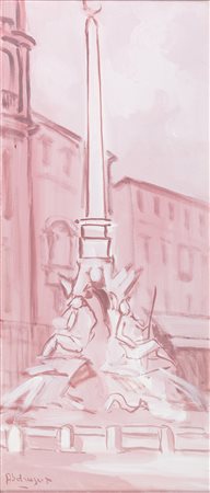 ACHILLE SDRUSCIA, Fontana dei quattro fiumi, 1967