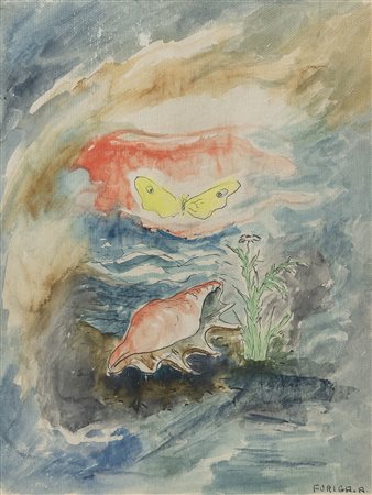 ALFREDO FURUGA, Fondo marino con conchiglie