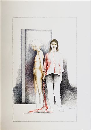 TIMONCINI LUIGI Faenza (Ra) 1937 Senza titolo 1986 Mista su cartoncino...