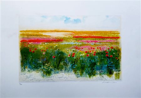 ADDAMIANO NATALE Bitetto (Ba) 1943 Senza titolo Litografia su carta esemplare...