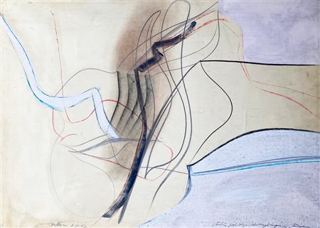 VOLPINI RENATO Napoli (Na) 1934 Studio per ..... 1961 Tecnica mista su carta...