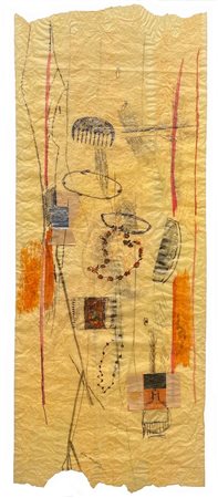 MONTESSORI ELISA Genova (Ge) 1931 Composizione Mista e collage su carta...