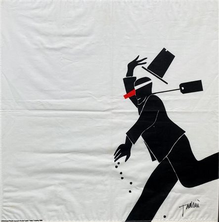 TADINI EMILIO Milano (Mi) 1927 Senza titolo 1990 Serigrafia su tela (senza...