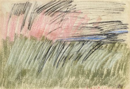 LAVAGNINO PIER LUIGI Chiavari (Ge) 1933 Senza titolo Mista su carta 27,00x38,00