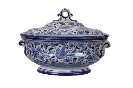 Zuppiera in ceramica Deruta