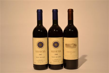 Selezione SupertuscansSassicaia Tenuta San Guido 1988 - 1 btSassicaia Tenuta...