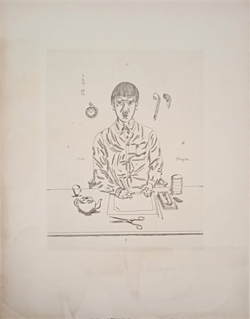 Foujita Tsuguharu - Senza titolo, 1923