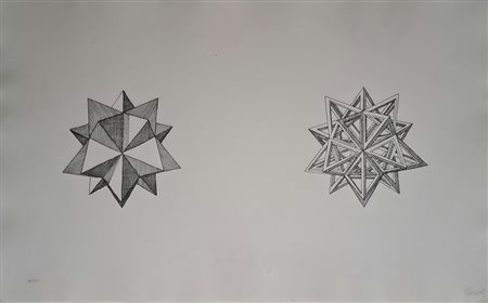 Ceroli Mario - Le idee direttrici Prismi, 1975