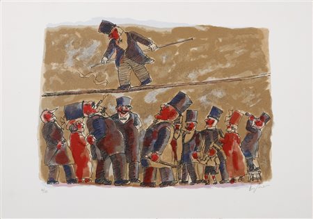 BORGHESE FRANZ (1941 - 2005) - Senza titolo.