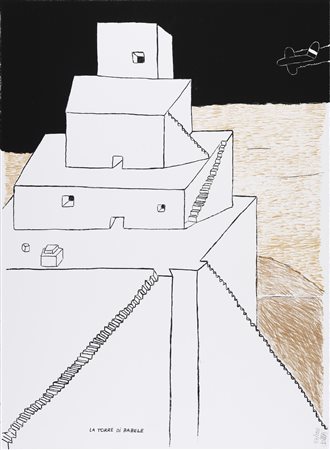 SOTTSASS ETTORE (1917 - 2007) - La torre di Babele.