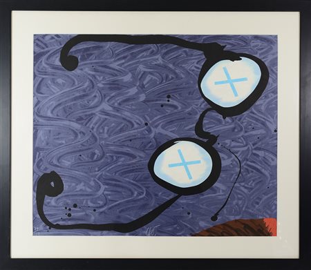 OLDENBURG CLAES THURE (1929 - 1997) - Name icons in a smoke...