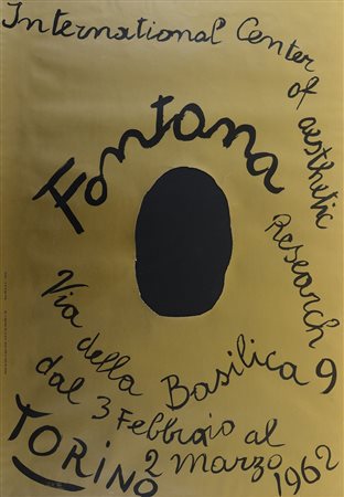 FONTANA LUCIO (1899 - 1960) - International Center of Aesthetic Research.