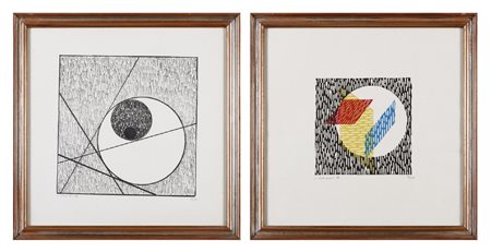 VERONESI LUIGI (1908 - 1998) - Lotto composto da n.2 fogli. Senza titolo.