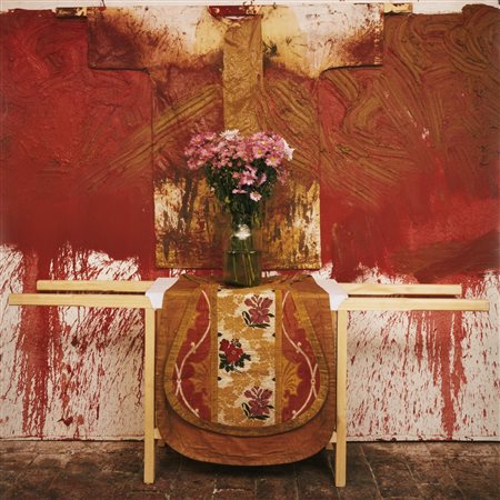 NITSCH HERMANN (n. 1938) - Senza titolo.