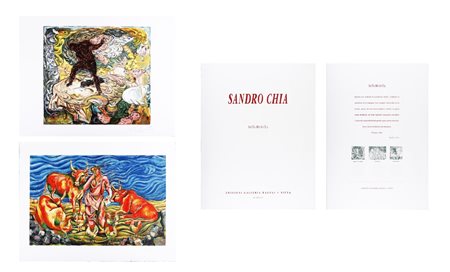 CHIA SANDRO (n. 1946) - Cartella composta da n.2 fogli. Pastorale; strano passo.