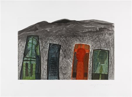 PALADINO MIMMO (n. 1948) - Senza titolo.