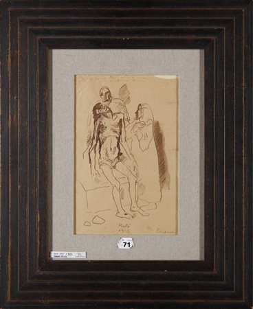 CARENA FELICE (1879 - 1966) - Pietà.