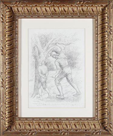 CARRA' CARLO (1881 - 1966) - Il garzone percosso IV.