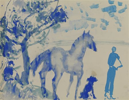 CARPI ALDO (1886 - 1973) - Senza titolo.