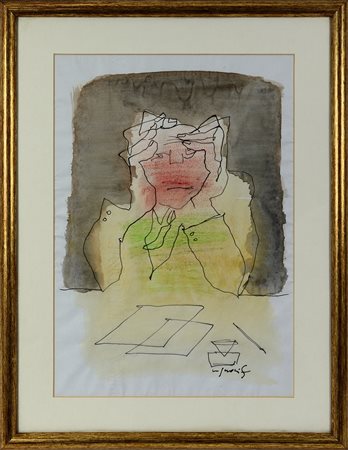 ROGNONI FRANCO (1913 - 1999) - Il blocco dello scrittore.