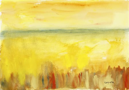 CORPORA ANTONIO (1909 - 2004) - Tramonto sul deserto.