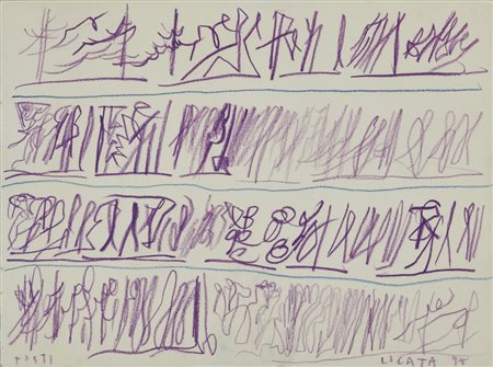 LICATA RICCARDO (1929 - 2014) - Senza titolo.