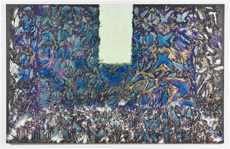 MERLINO SILVIO (n. 1952) - La stanza fatta di farfalle.