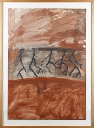 BROWN JAMES (n. 1951) - Grey and red canal.