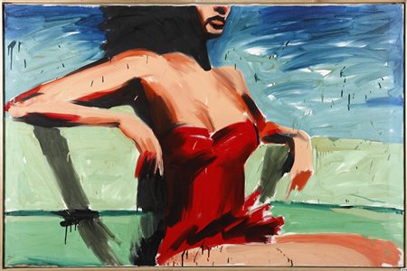 JANUSZ HAKA (n. 1951) - La panchina.