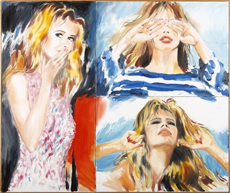 JANUSZ HAKA (n. 1951) - Claudia Schiffer.