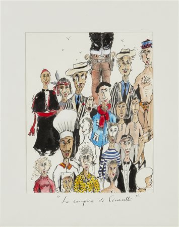 DURIEZ JEAN PIERRE (n. 1949) - Le comparse di cinecittà.