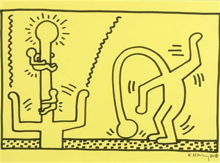 HARING KEITH  (1958 - 1990) (ATT.TO). Senza titolo.