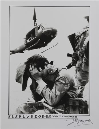 PEGOLI GIORGIO (n. 1938) - Elsalvador: 1989 Pianto e disperazione.