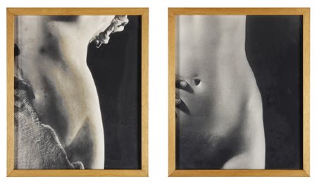 GUERRESI PATRIZIA  (n. 1951) - Lotto composto da n.2 fotografie. Apollo e Dafne mimesis.