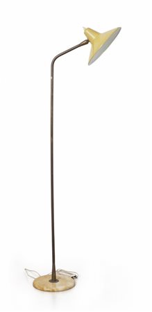  UNA LAMPADA DA TERRA, anni "50. <br>Marmo, 